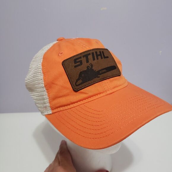 Stihl Orange/Mesh Men's Adjustable Cap Hat like new Make Offer! - Picture 3 of 10